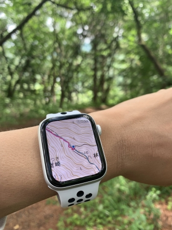 国内の登山地図アプリで初めてAppleWatchに対応！