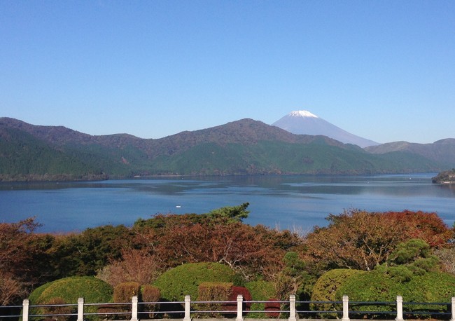 恩賜箱根公園　湖畔展望館からの眺望