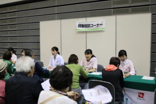 ▲薬剤師・管理栄養士による健康相談