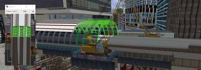 駅の工事を再現した例（2）