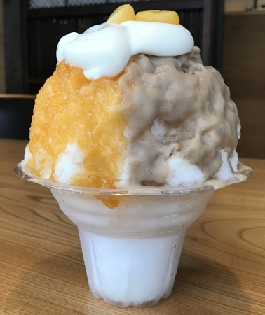 8月28日～9月3日　[三軒茶屋]和kitchenかんな／2色氷　和栗とあんず