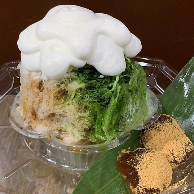 8月7日～13日　[愛知]吾妻茶寮／2色氷 吾妻蕨イケセイスペシャル(黒糖＆宇治抹茶)
