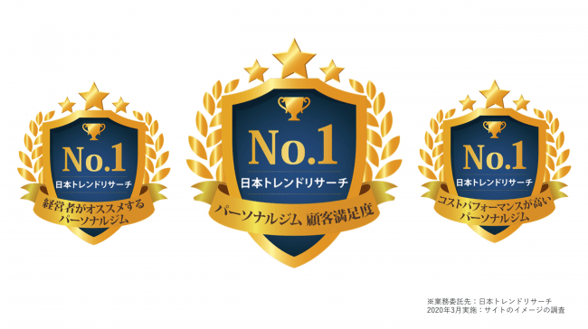 お陰様で3冠達成！