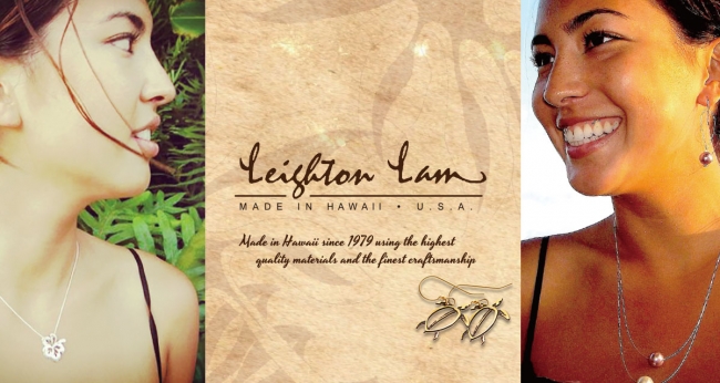 ハワイの美しい自然をデザインした、Made in HAWAIIのアクセサリーブランド、Leighton lam（レイトンラム）