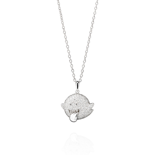 テレサ ネックレス SILVER(SHINY) ✖ CUBIC ZIRCONIA　40, 45, 50cm ¥121,000